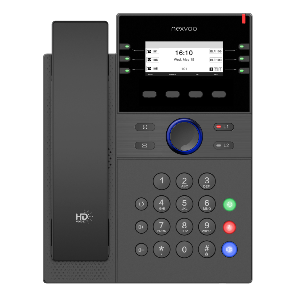 7-line Entry Level IP Phone with 6-way conference |N303-Nexvoo – nexvoo