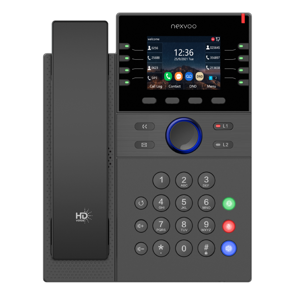 Color screen HD voice enterprise IP Phone with 9-line for business |N3 –  nexvoo